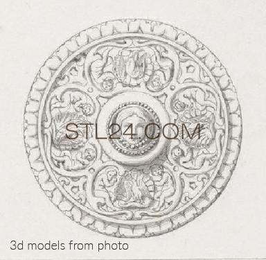 Розетки (ROSETTE_0888 -  | 3D model 3DSMAX / OBJ / STL) 3D модель для ЧПУ станка